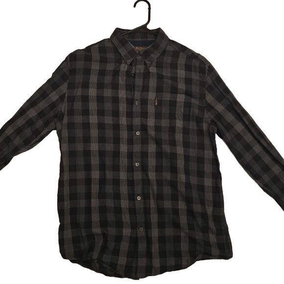 VGUC - Ben Sherman Men's Blue & Grey Button-Up Shirt XL - Picture 1 of 6